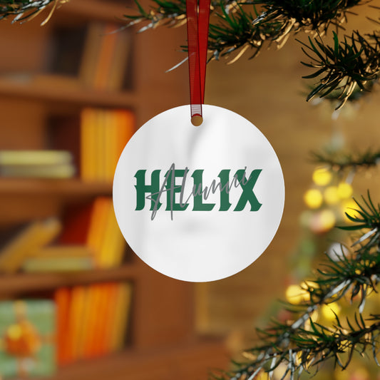 Helix Alumni Metal Ornament