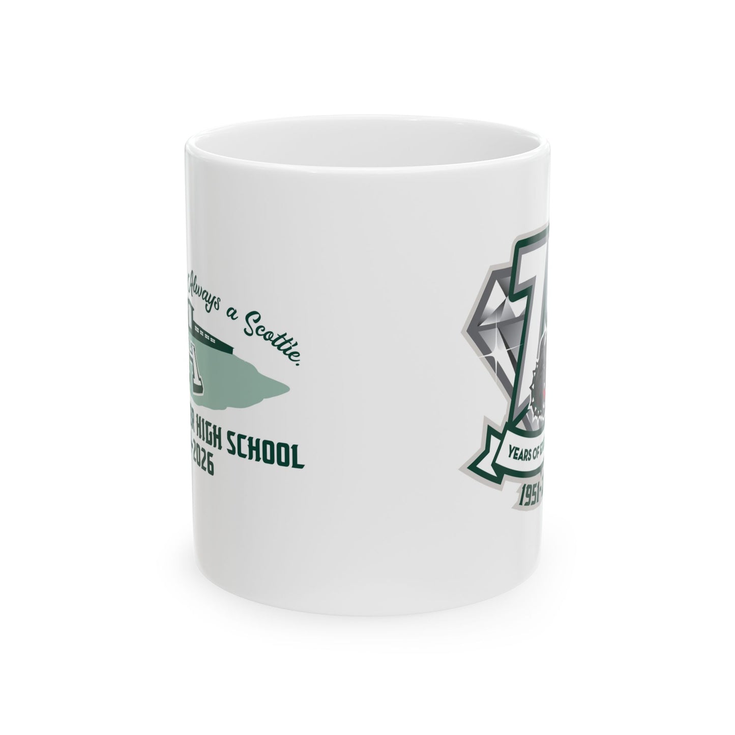 75th Anniversary Ceramic Mug, (11oz, 15oz)