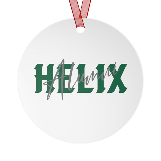 Helix Alumni Metal Ornament