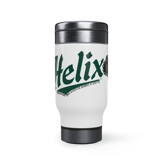 Stainless Steel Travel Mug with Handle, 14oz